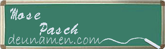 Mose Pasch Visitenkarte